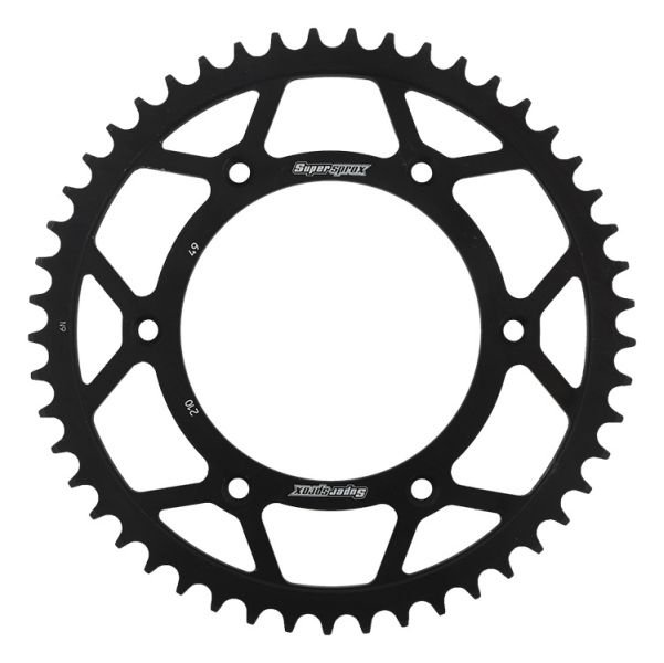 SUPERSPROX rear sprocket BETAMOTOR RR 400, 250, 125 2T, 450 13-21, HONDA CR 125R, 500R, 500, 250R, 250 83-08, CRF 250X, 450R, 450R-B, 450X, 150F, 250R, 250, 250L, 230F, 230M, 450RX, 450RWE, 450L, 250R (USA), 450 (MOTARD), 250R-B, 230L, 450 (SUPERMOTARD) 0